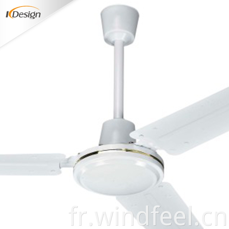 Foshan Perfect Noise sans trois lames en plastique argenté 3 lames de bureau d'énergie d'énergie ventilateur de plafond de paddle